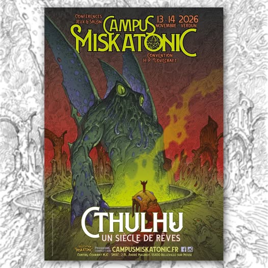 On a l'affiche du campus Miskatonic 2026 !